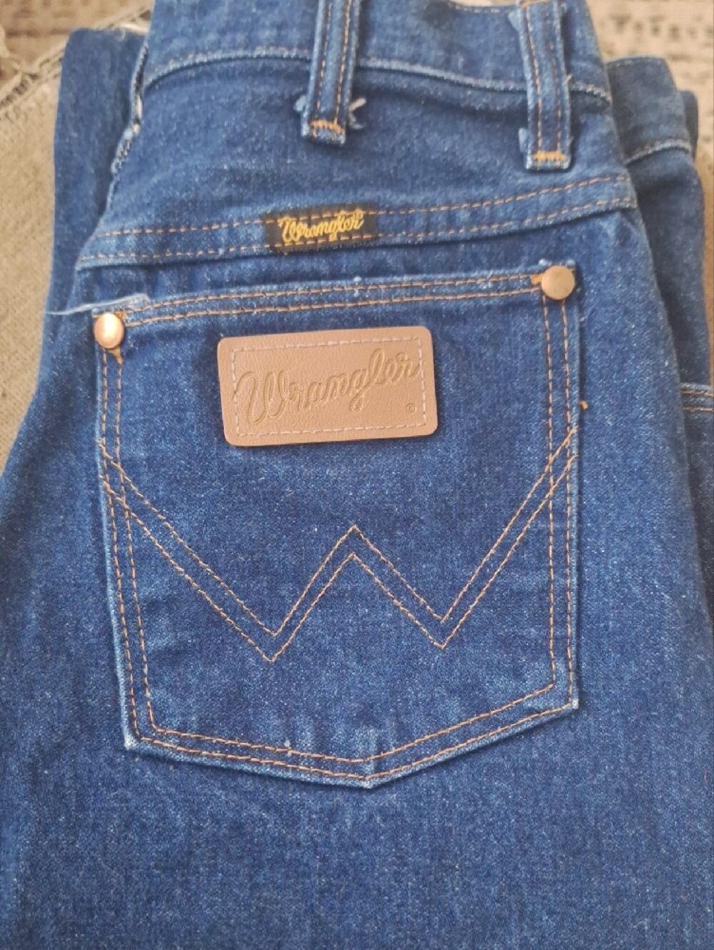 Wrangler Men's Indigo Straight Jeans - Picture 5 of 5